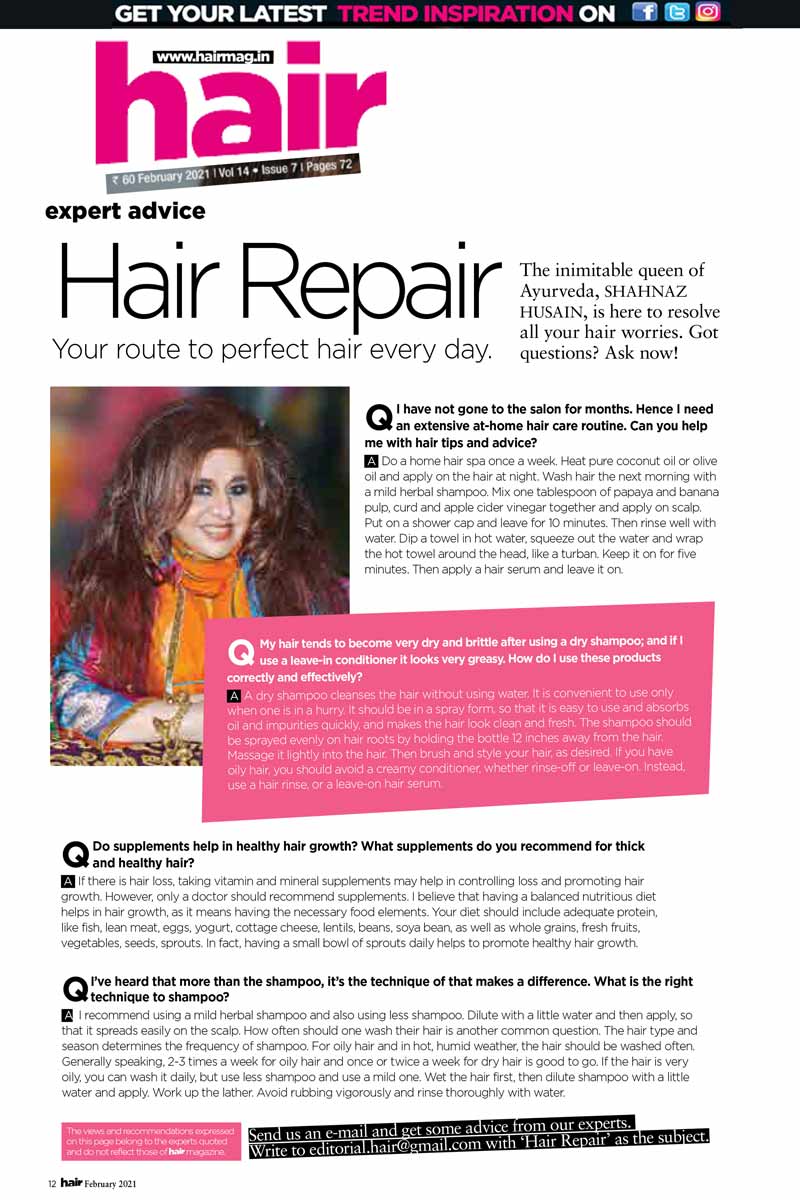 Hair Magazine Posted on 15 March 2021